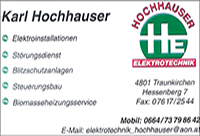 Elektrotechnik Karl Hochhauser